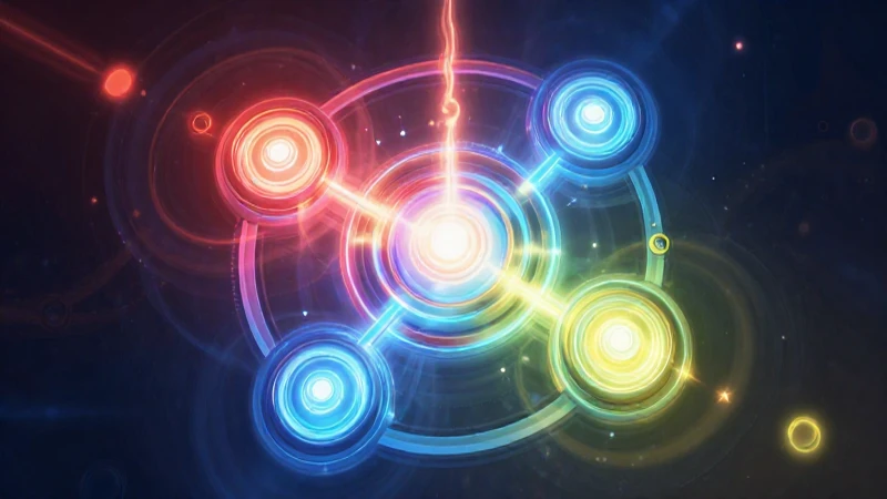 Energía vibrante e iluminada desde arriba