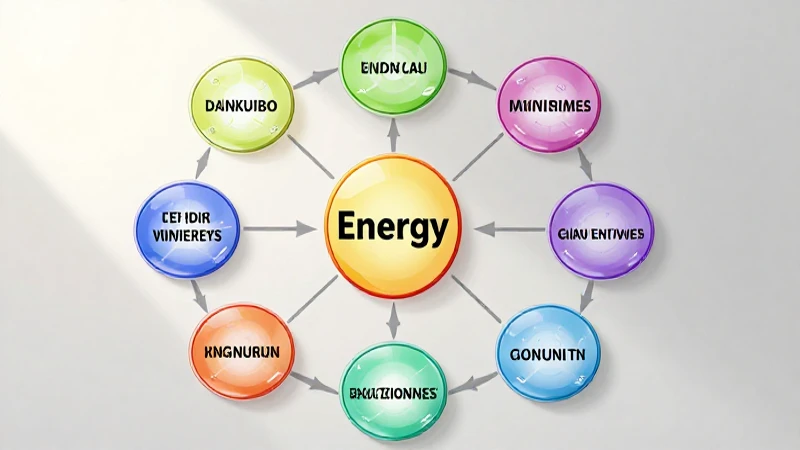 Mapa energético visualmente atractivo e iluminado