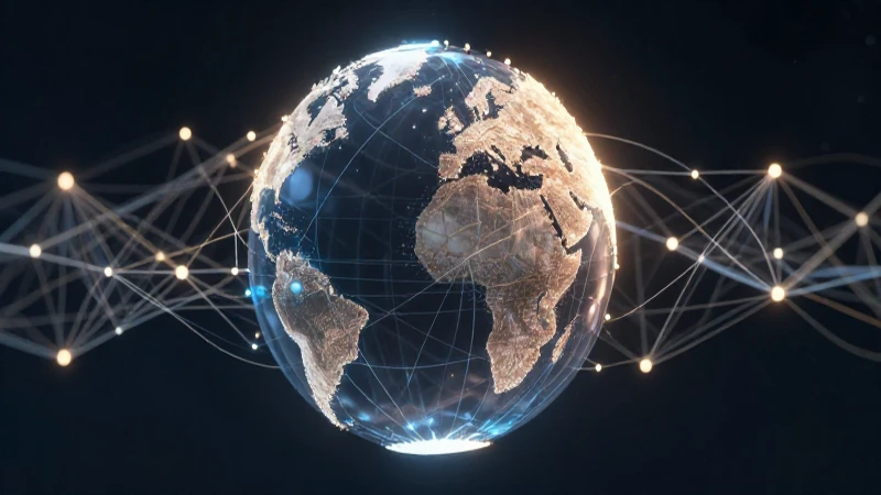 Mapa Conceptual de la Geografía: Nuevas Tendencias 2026 8 Ilustración global con luces suaves y redes