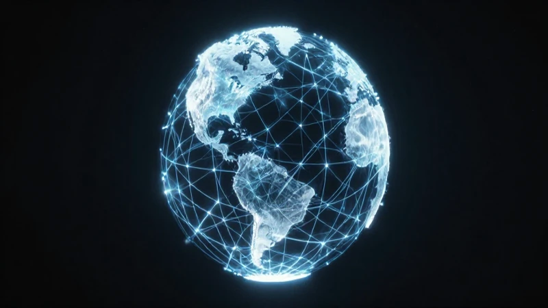 Mapa Conceptual de la Geografía: Nuevas Tendencias 2026 3 Globo iluminado con redes cinematográficas