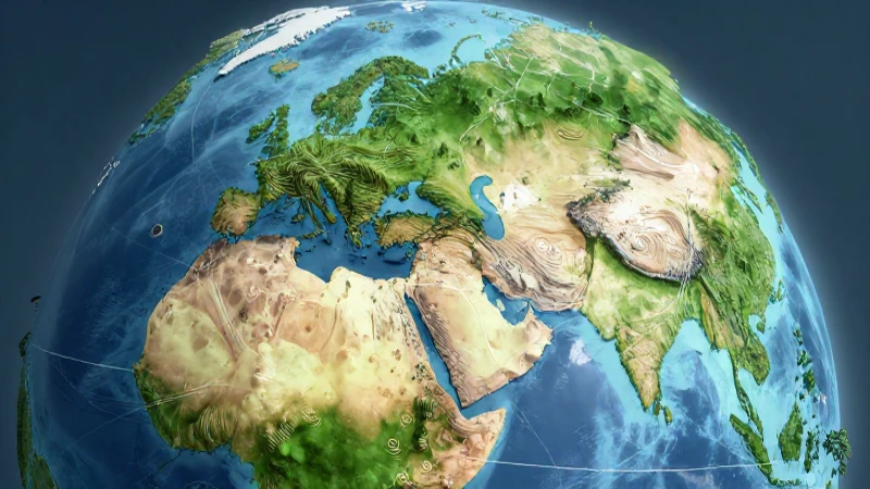 Mapa Conceptual de la Geografía: Nuevas Tendencias 2026 6 Planeta verde con relieve e interconexión