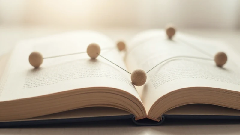 Libro abierto, cálido e iluminado suavemente