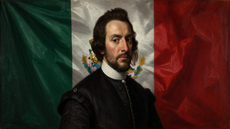 Cuál es el legado de Agustín de Iturbide en México 9 Retrato iturbidiano, bandera mexicana, estilo renacentista