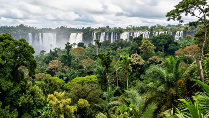 Cómo hacer un mapa conceptual de la selva en Canaima 6 Selva exuberante, cascada y luz suave