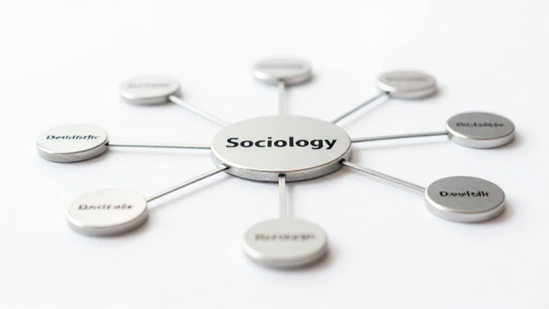 Mapa conceptual de sociología: ¡Guía paso a paso y fácil! 4 Mapa sociológico, conexiones claras y minimalista