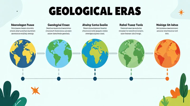 Mapa conceptual de las eras geológicas 5 Infografía llamativa sobre la historia geológica terrestre