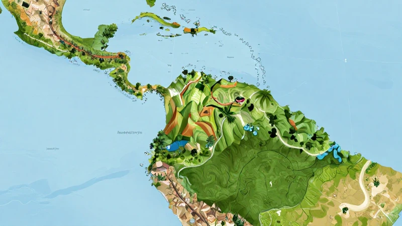Cómo se distribuyen las regiones naturales en Colombia 3 Colombia: mapa vibrante con paisajes naturales