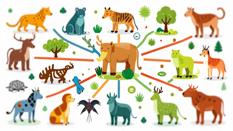 Mapa Conceptual de los Animales: Guía Completa y Ejemplos 9 Mapa mental colorido con diseño vibrante
