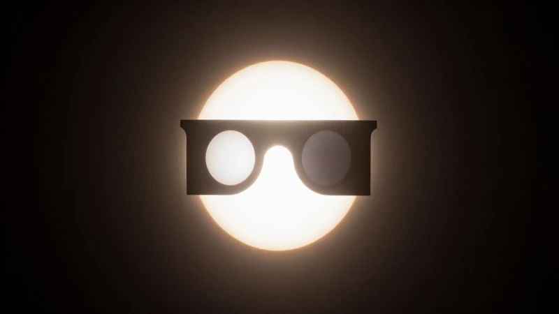 Eclipse total con corona brillante y dramático efecto