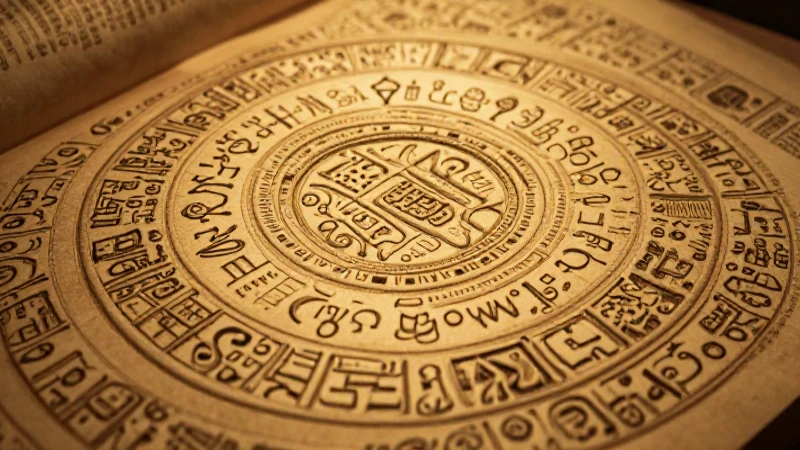 Mapa conceptual de los mayas: guía completa y paso a paso 7 Glifos mayas brillantes en antiguo códice