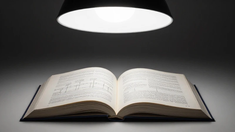 Libro abierto bajo luz suave y económica