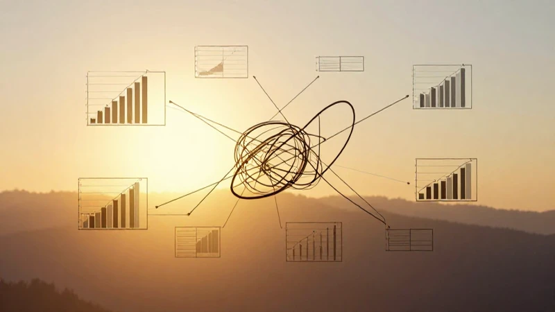 Datos entrelazados bajo iluminación cálida