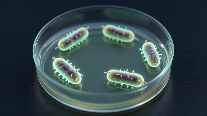 Bacterias luminosas bajo luz intensa