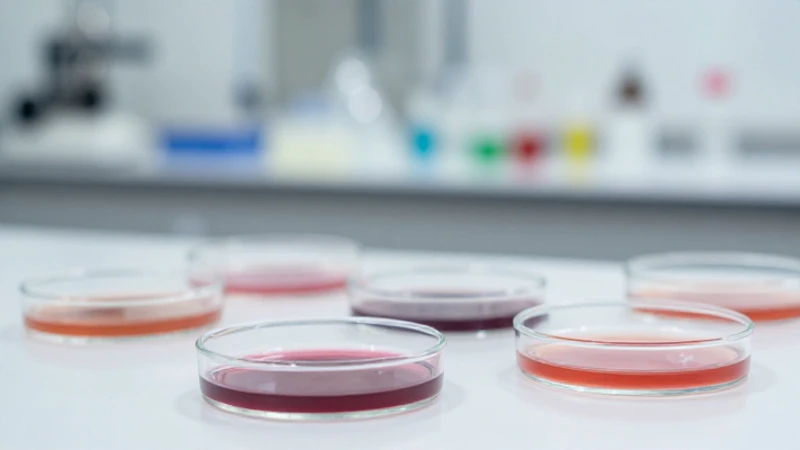 Cultivos microbianos en laboratorio, luz suave