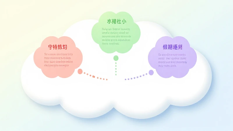 Mapa conceptual de nubes: Guía completa de mapas mentales 8 Mapa mental suave, colorido y luminoso