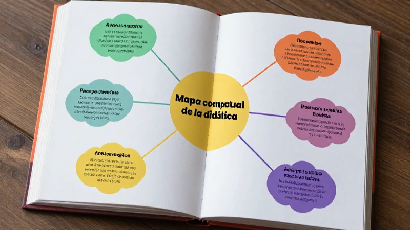 Mapa conceptual de la didáctica 8 Mapa mental didáctico con luz natural