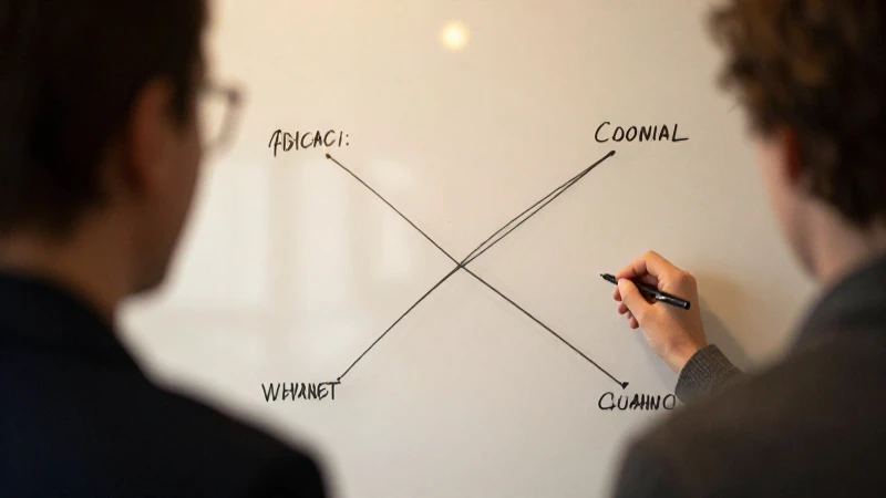 Ideas conectadas bajo luz tenue