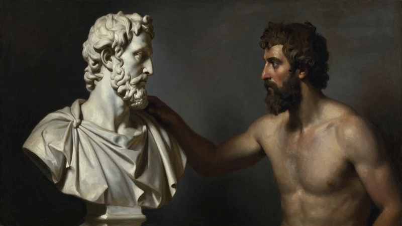 Cuál es la influencia de Platón en los filósofos clásicos 6 Busto de Platón, óleo con claroscuro dramático