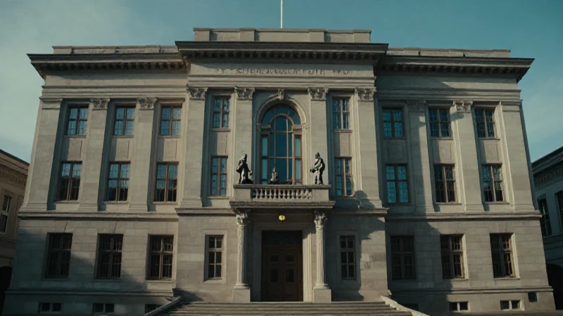 Cuál es la estructura de las instituciones políticas 5 Fachada gubernamental con figuras dialogando cinematográficamente