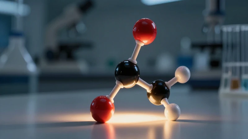 Estructura molecular brillante con iluminación dramática