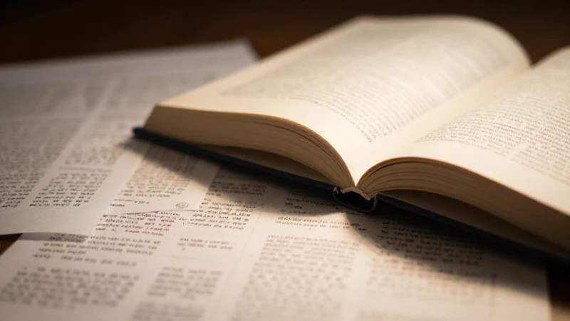 Libro abierto con luz cálida y suave