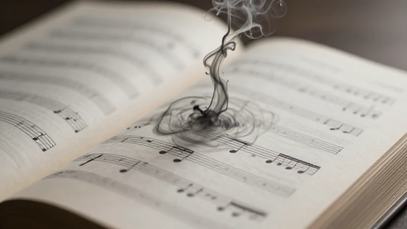 Libro abierto con música suave e irreal