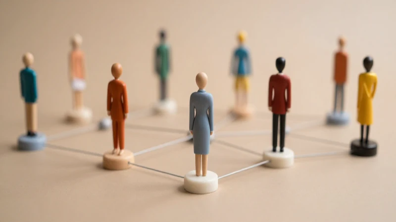 Figuras diversas, cálidas, en suave nitidez conectadas