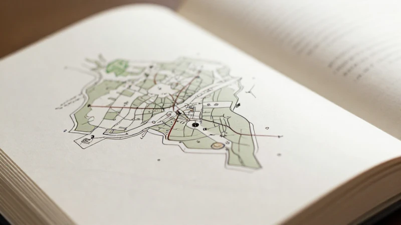 Mapa conceptual de textos funcionales: guía de clasificación 8 Mapa ilustrado abierto con luz cálida