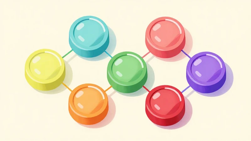 Cómo crear un mapa conceptual eficaz sobre vitaminas 8 Pastillas vibrantes conectadas, vista isométrica