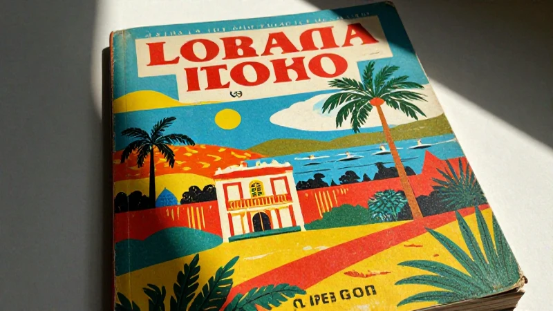 Cuáles son las escuelas literarias del Boom Latinoamericano 7 Cubierta retro vibrante con paisaje latinoamericano