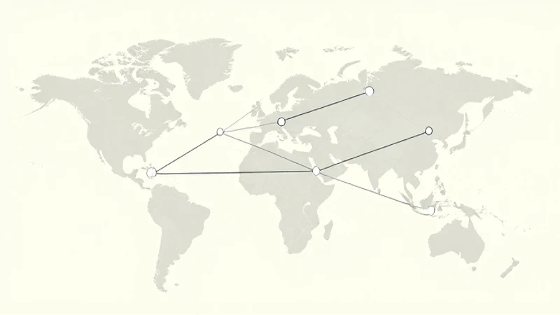 Mapa Conceptual del Espacio Geográfico: Claves y Estructuras 5 Ilustración abstracta isométrica de líneas interconectadas