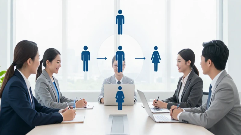 Mapa conceptual sobre roles de género masculino y femenino 6 Reunión empresarial profesional con diagrama de género