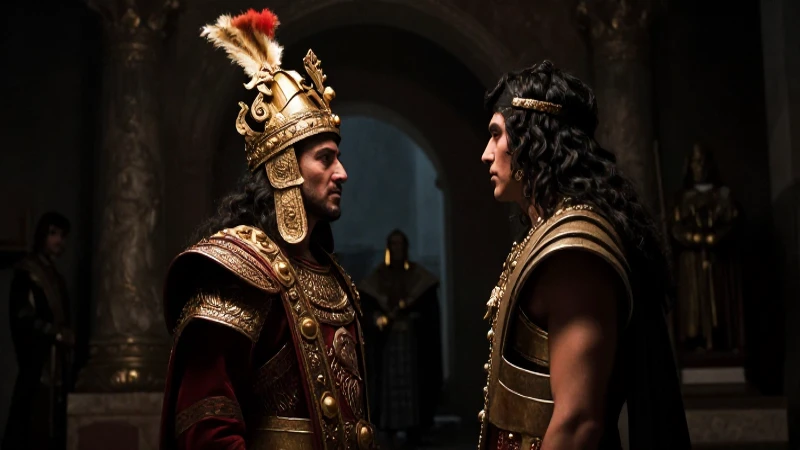 Pizarro enfrentó a Atahualpa bajo luz dramática