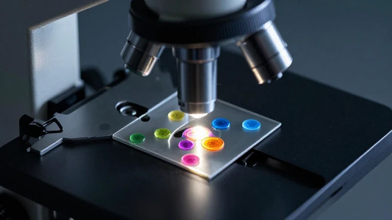 Mapa conceptual del microscopio: características y funciones 6 Células microscópicas resplandecen en primer plano
