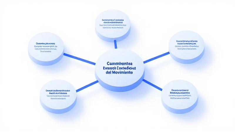 Mapa Conceptual del Movimiento: Claves y Ejemplos Esenciales 8 Ilustración moderna conecta conceptos sociales abstractamente