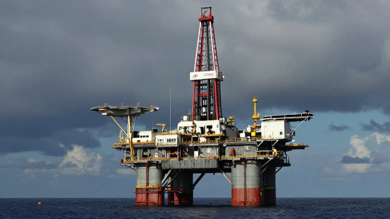 Plataforma petrolera con realismo cinematográfico