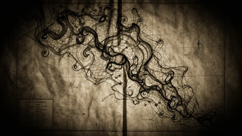Claves y estructura del Romanticismo en un mapa conceptual 4 Mapa antiguo, tinta y luces dramáticas