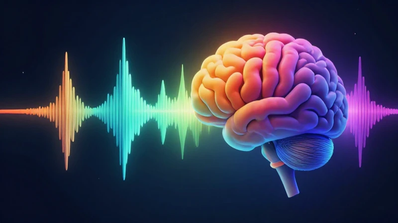 Ondas sonoras vibrantes iluminan el cerebro