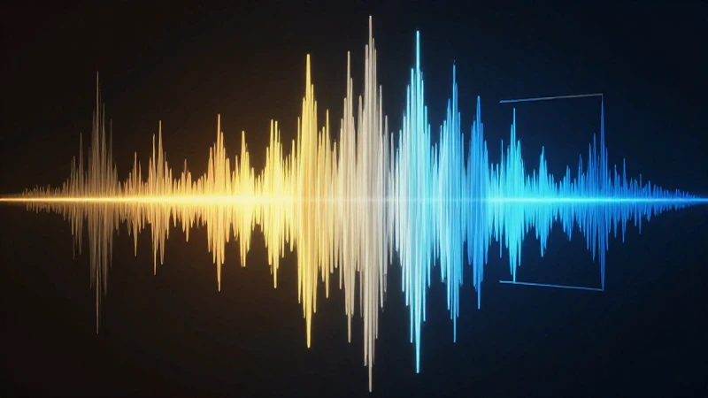 Ondas sonoras brillantes y detalladas visualmente