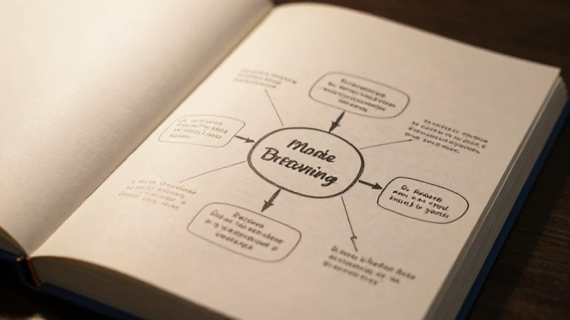 Cómo hacer un mapa conceptual del texto periodístico 3 Libro abierto, mapa mental, luz cálida suave
