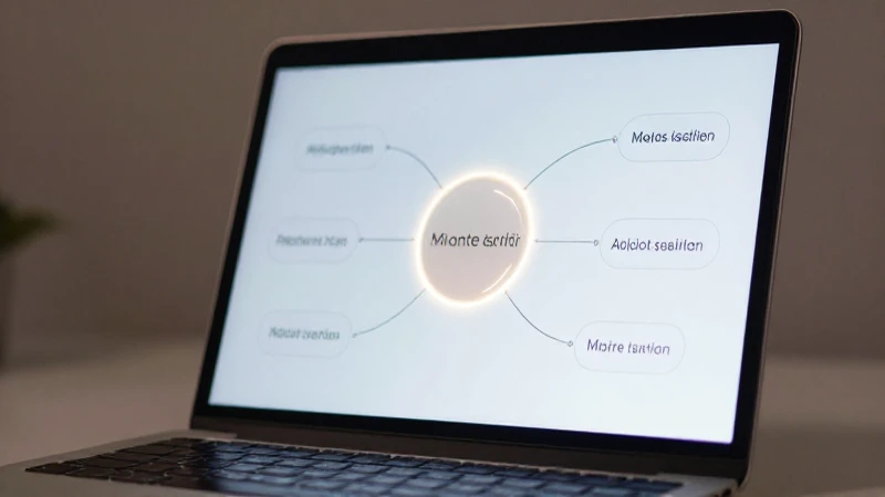 Cómo crear un mapa conceptual en línea de forma sencilla 7 Mapa mental brillante en pantalla portátil