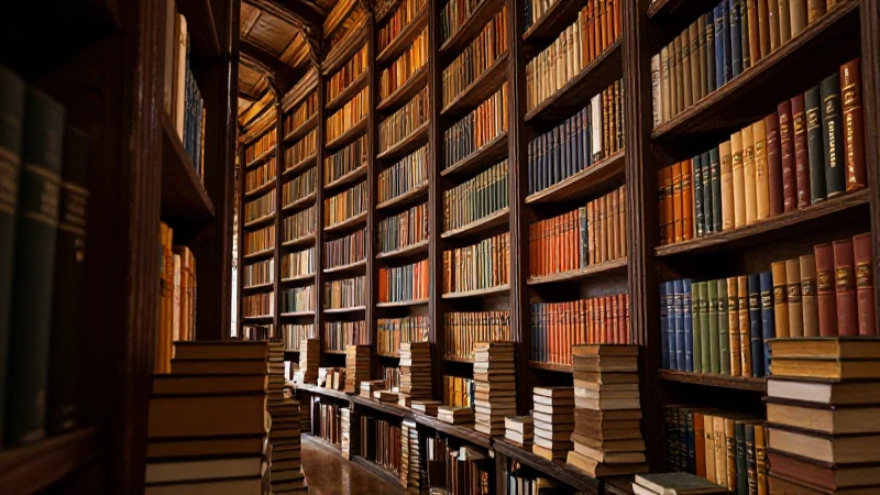 Cuáles son las estructuras y características del capitalismo 3 Biblioteca antigua, libros altos y luz cálida