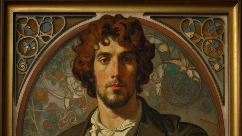 Qué claves del modernismo literario presenta Rubén Darío 5 Retrato de Rubén Darío, estilo pictórico Art Nouveau