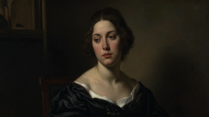 Retrato femenino, luz tenue y claroscuro