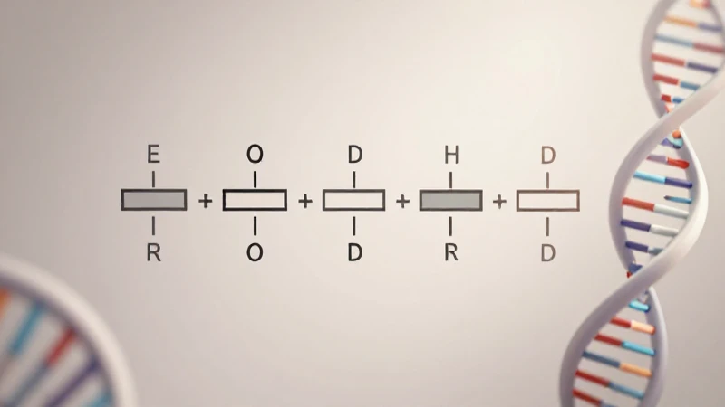 Genograma, ADN e iluminación suave se muestran