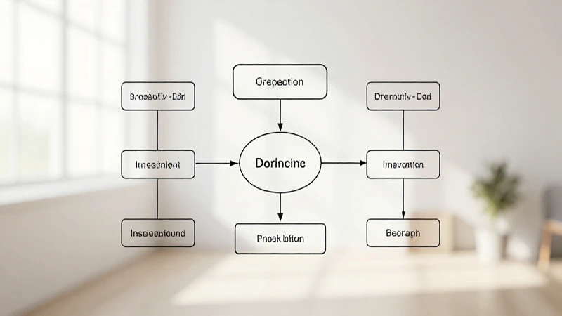 Diagrama tecnológico simple con luz suave