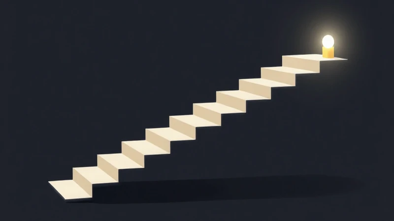 Diagrama vectorial sencillo con suave escalera