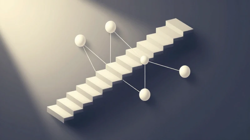 Diagrama abstracto con nodos interconectados e isométrico