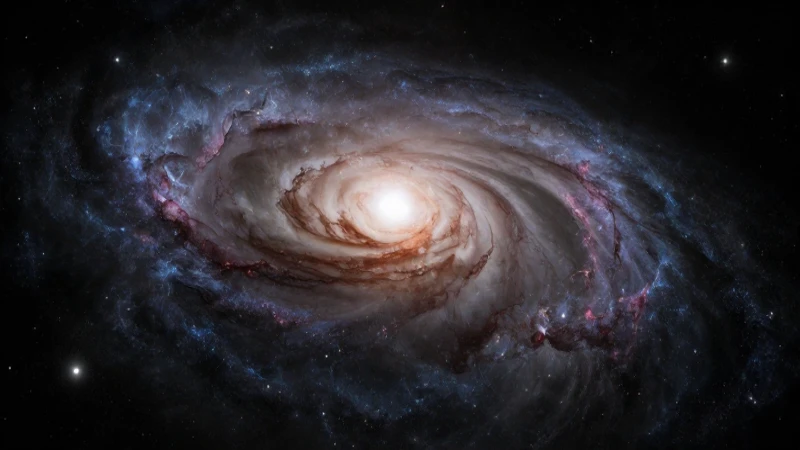 Nebulosas espirales en un cúmulo cósmico