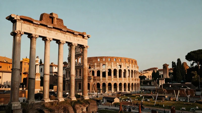 Ruinas del Foro Romano, Coliseo dorado